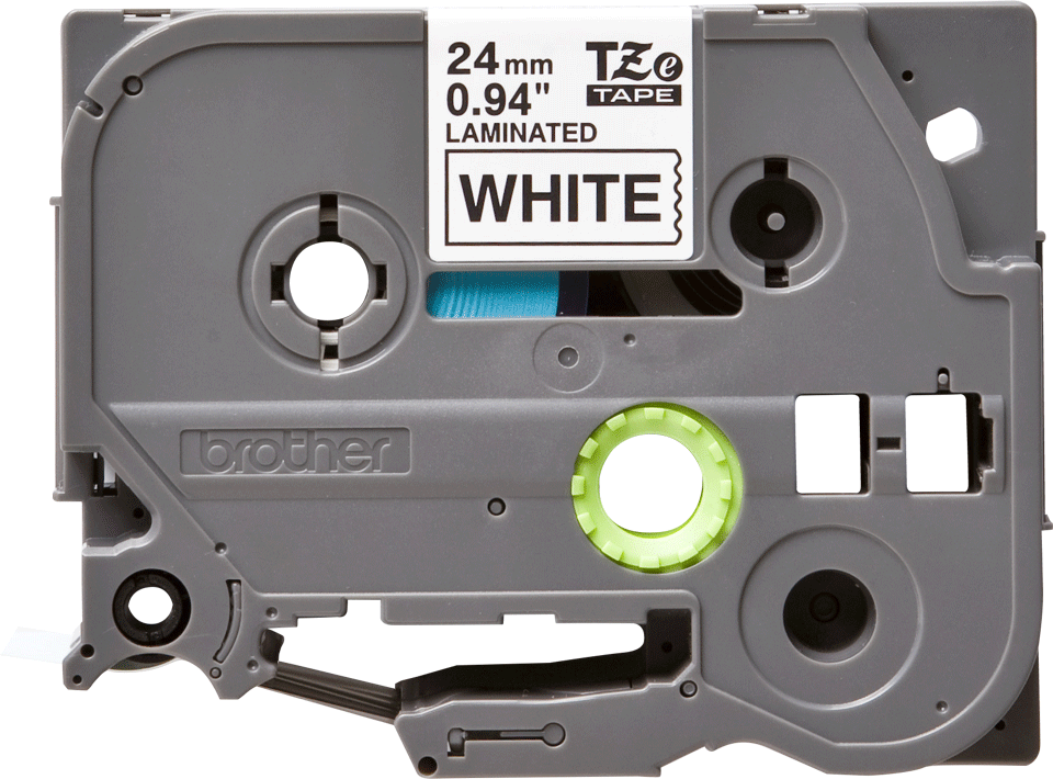 Casetă cu bandă de etichete originală Brother TZe-251 – negru pe alb, 24mm lățime 2